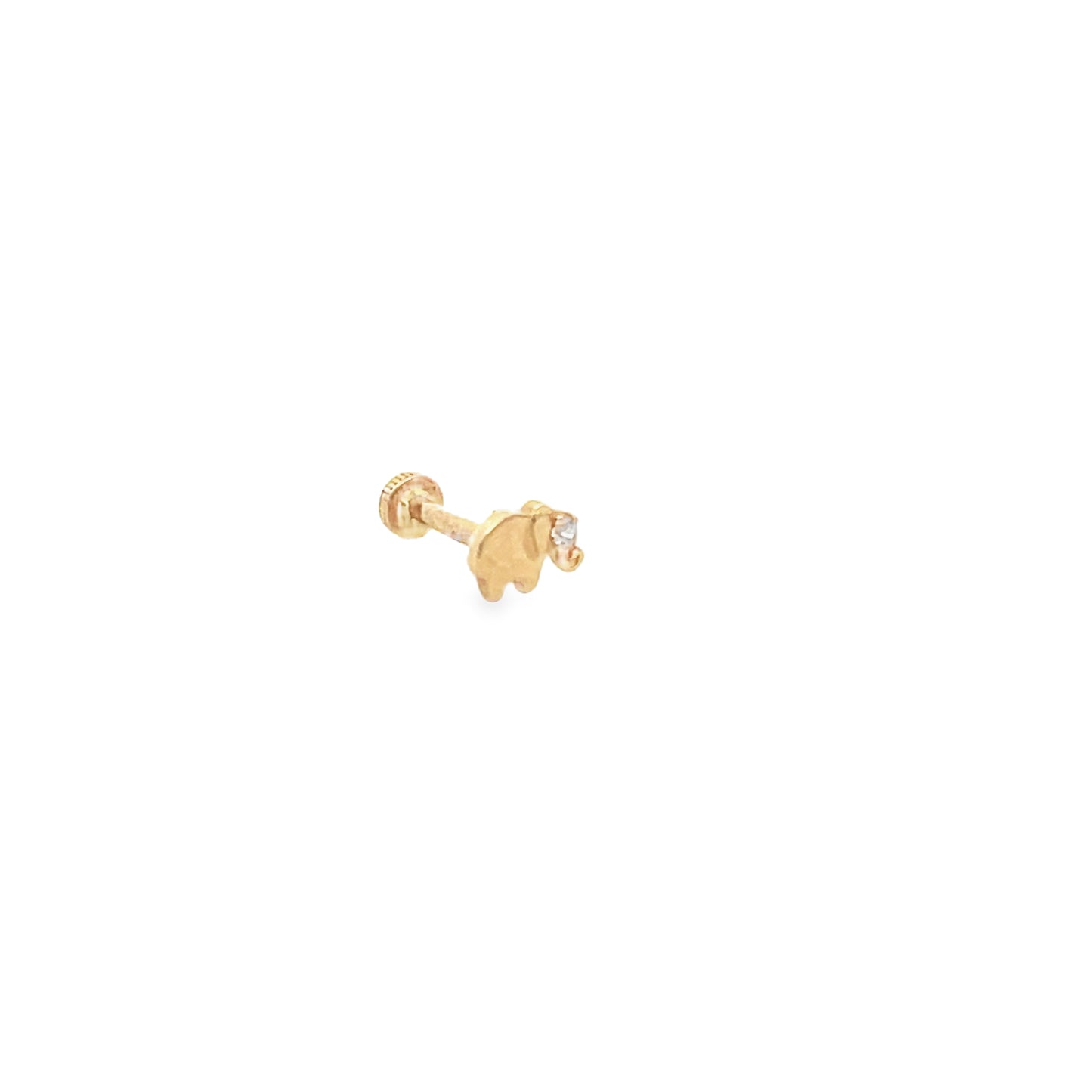 14K Gold Elephant Piercings