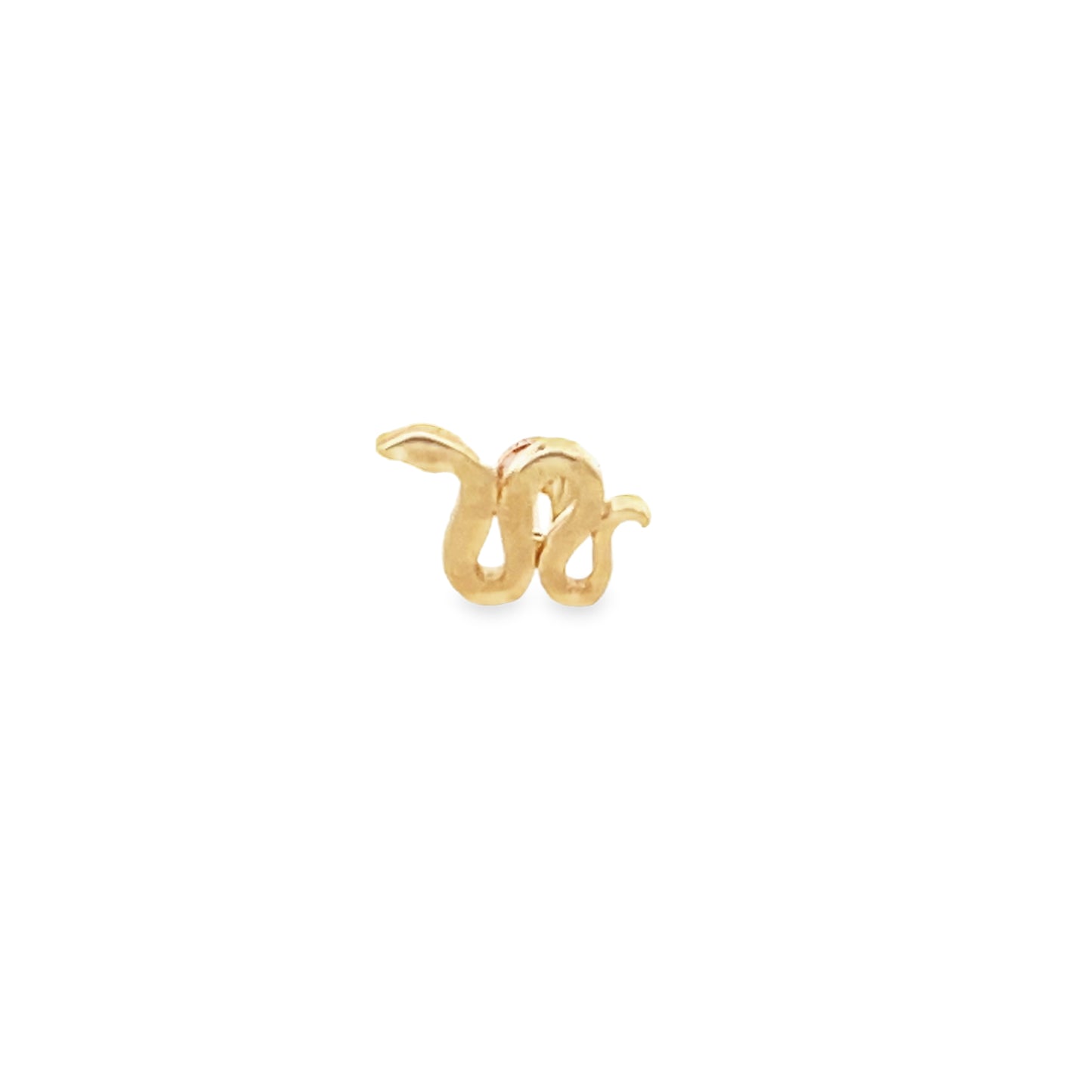 14K Gold Snake Siluette Piercing