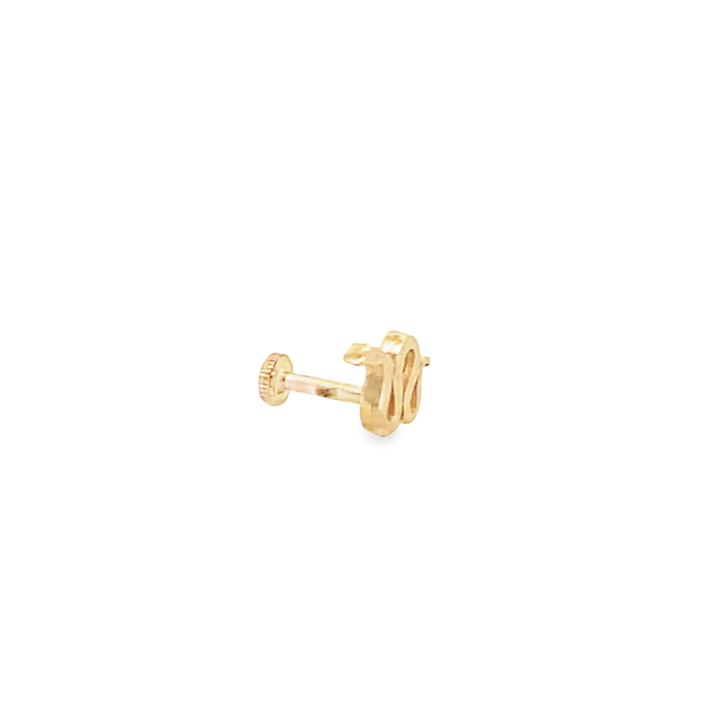 14K Gold Snake Siluette Piercing