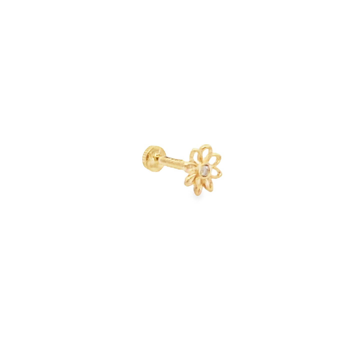 14K Gold Herbalium Flower Piercing