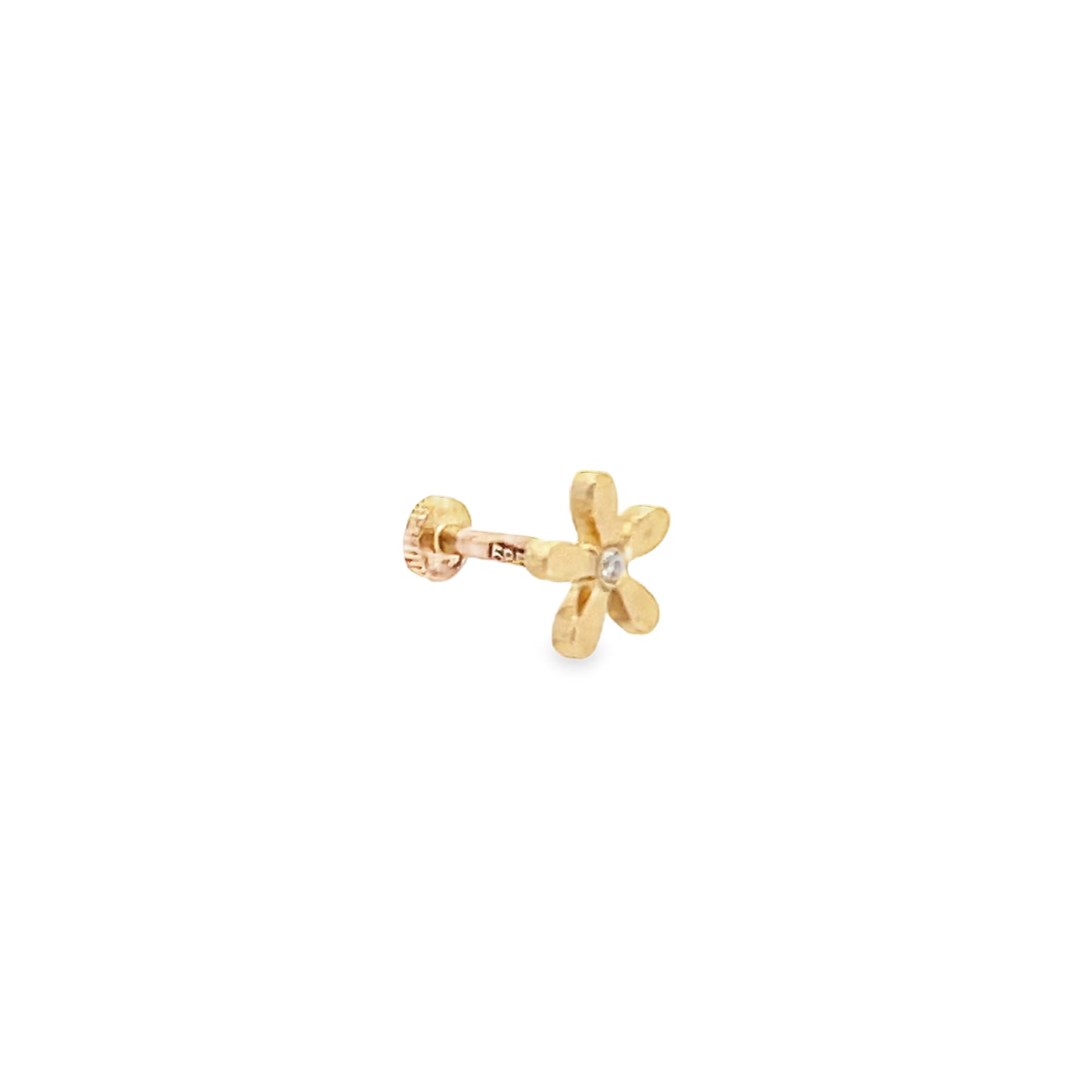 14K Gold Siny Daisy Piercing