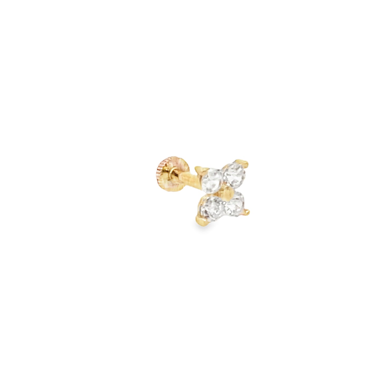 14K Gold Cherry Bloom Piercing