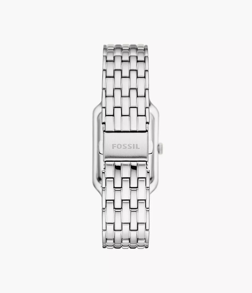 Raquel Three-Hand Date Stainless Steel Watch | Fossil | Luby 
