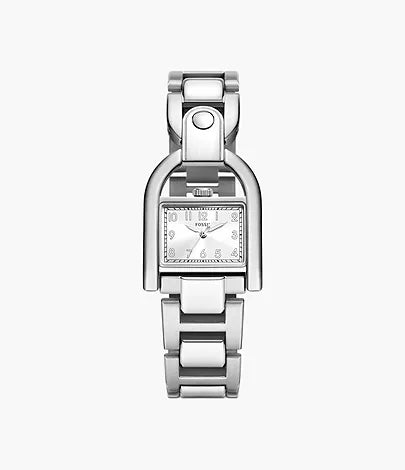 Harwell Three-Hand Stainless Steel Watch | Fossil | Luby 