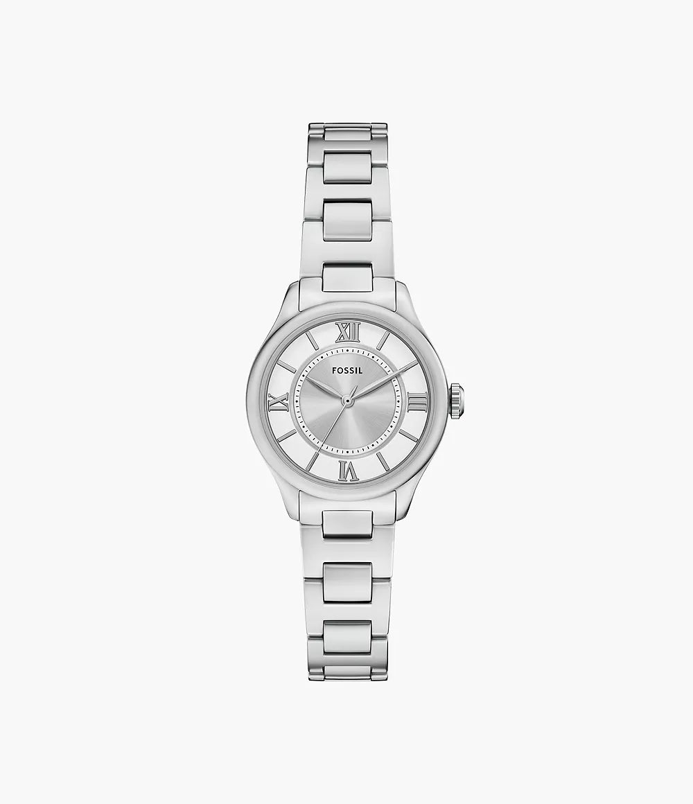 Gilmore Three-Hand Stainless Steel Watch | Fossil | Luby 