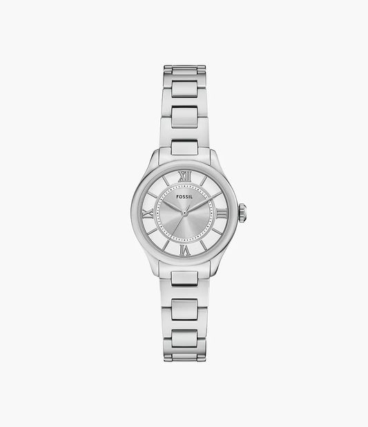 Gilmore Three-Hand Stainless Steel Watch | Fossil | Luby 