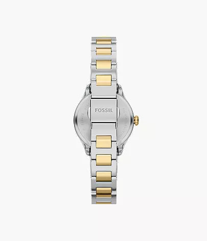 Gilmore Three-Hand Two-Tone Stainless Steel Watch | Fossil | Luby 