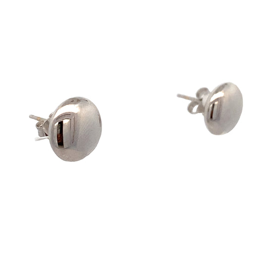 14K White Gold Dots Studs Earrings | Luby Gold Collection | Luby 
