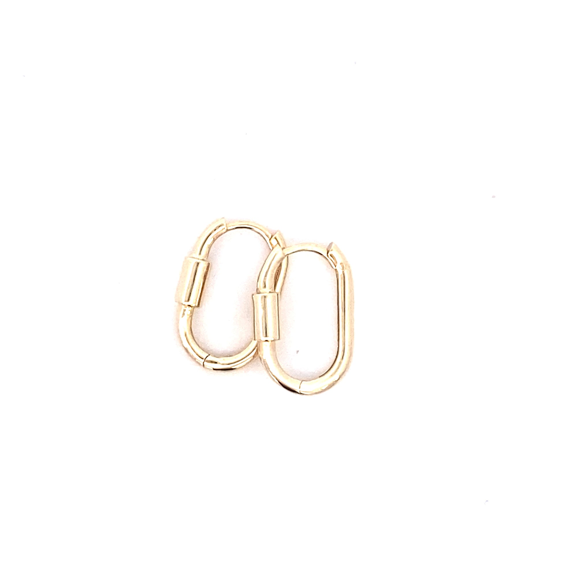 14K Gold Fancy Hoops | Luby Gold Collection | Luby 