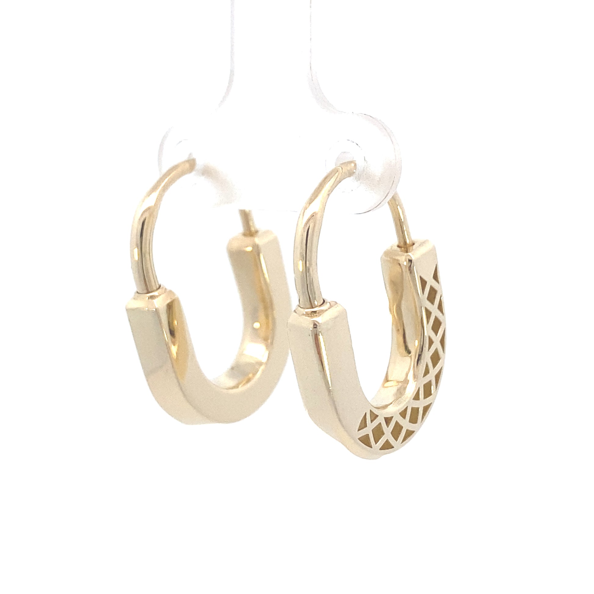 14K Gold PadLock Earring | Luby Gold Collection | Luby 