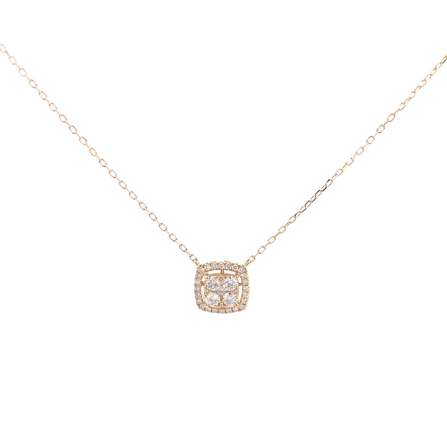 Smiling Rocks Lab Grown Diamond 33 Stone Necklace (0.60ct)