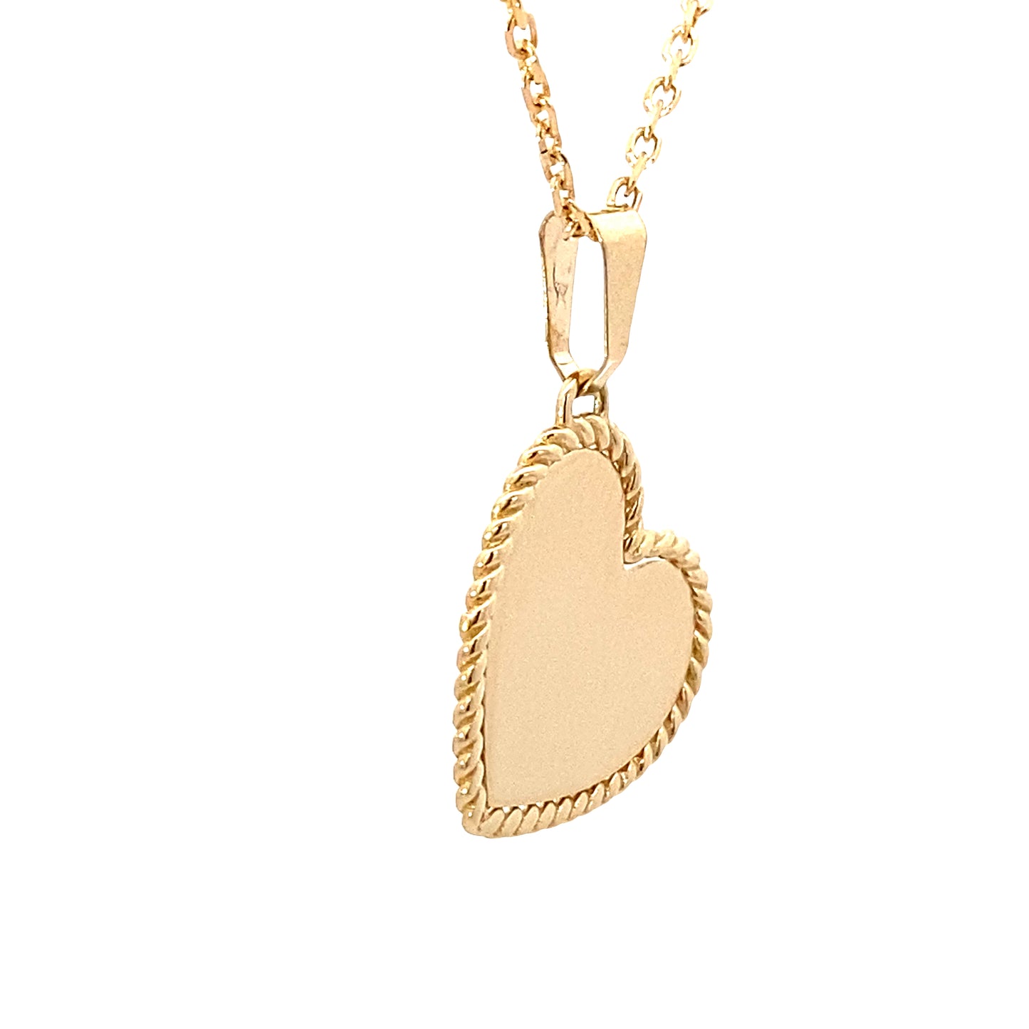 14K Gold ID Heart Pendant | Luby Gold Collection | Luby 