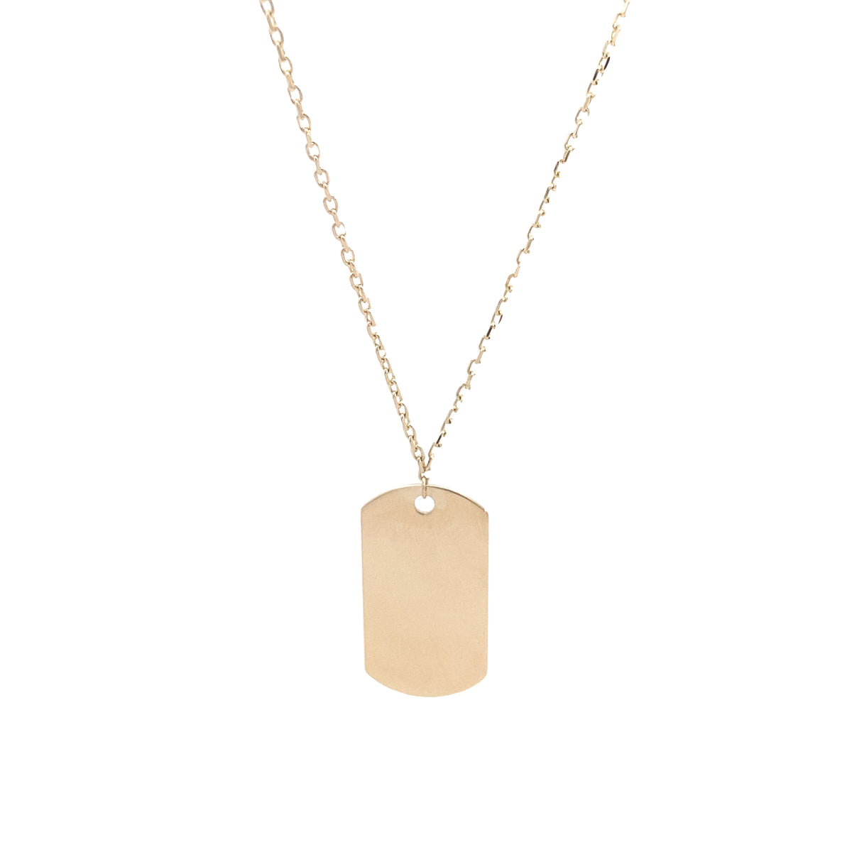 14K Gold ID Pendant Necklace | Luby Gold Collection | Luby 