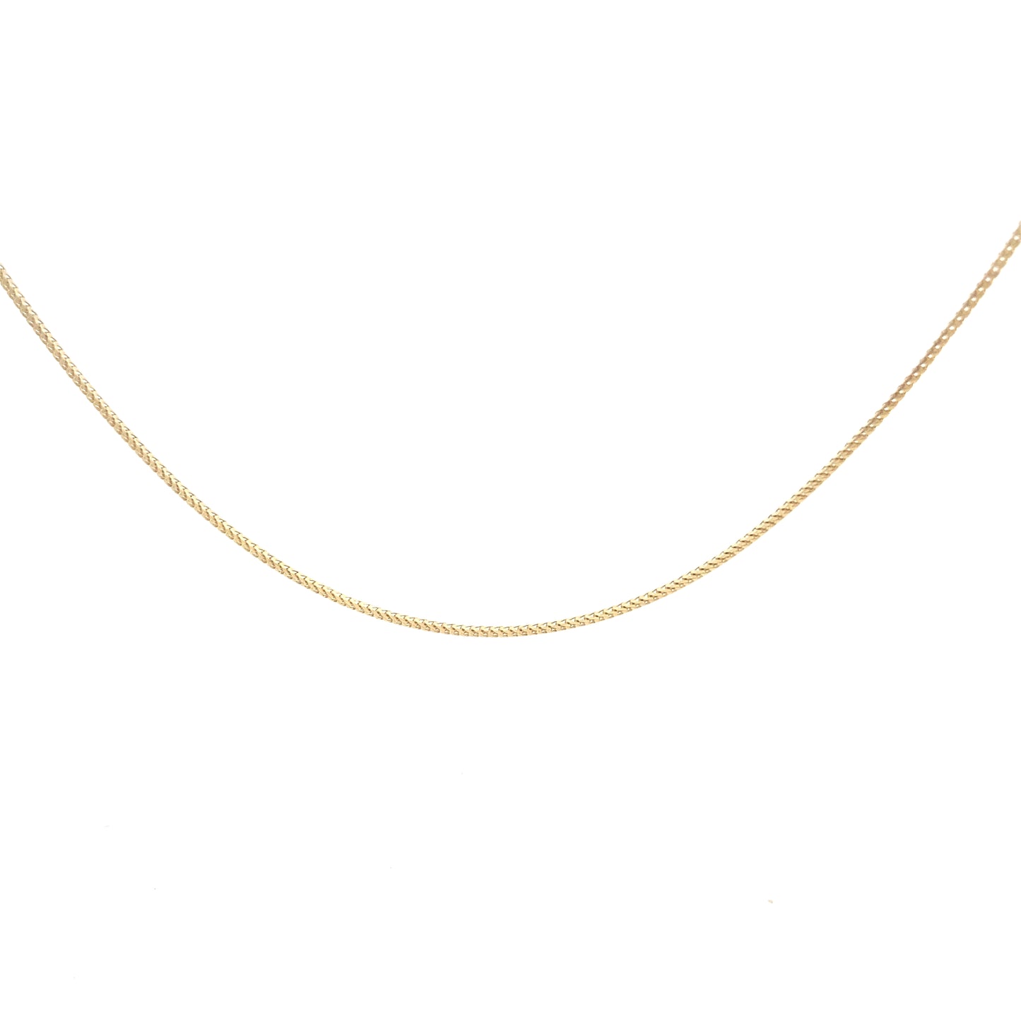 14K Franco Link Gold Chain (1mm) | Luby Gold Collection | Luby 