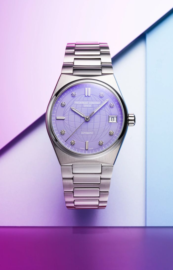 Highlife  Ladies Automatic Lavender | Frederique Constant | Luby 