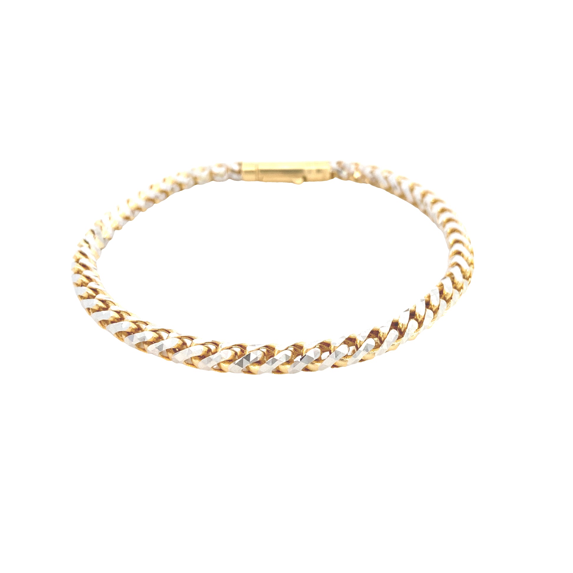 14K Gold 2/t Franco Bracelet | Luby Gold Collection | Luby 