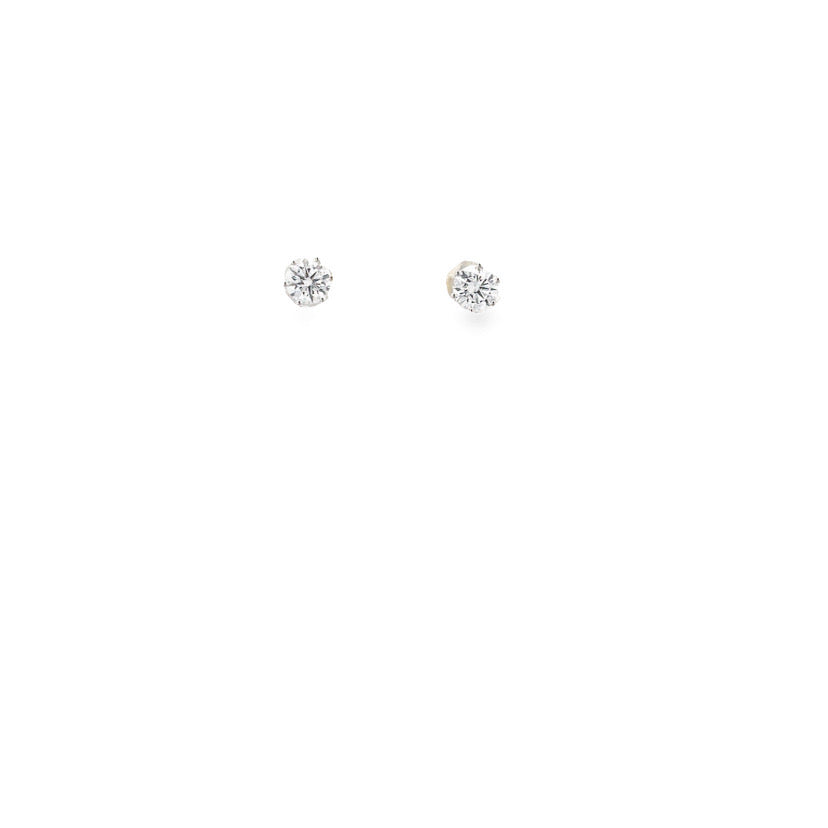 Smiling Rocks Essentials 0.80ct Solitaire Earrings Lab Grown Diamond | Smiling Rocks | Luby 