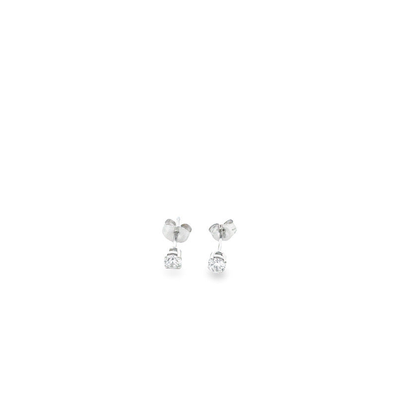 Smiling Rocks Essential 0.25ct Solitaire Earrings | Smiling Rocks | Luby 