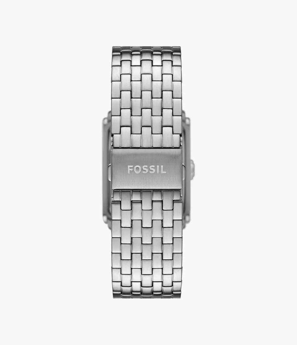 Carraway Three-Hand Stainless Steel Watch | Fossil | Luby 