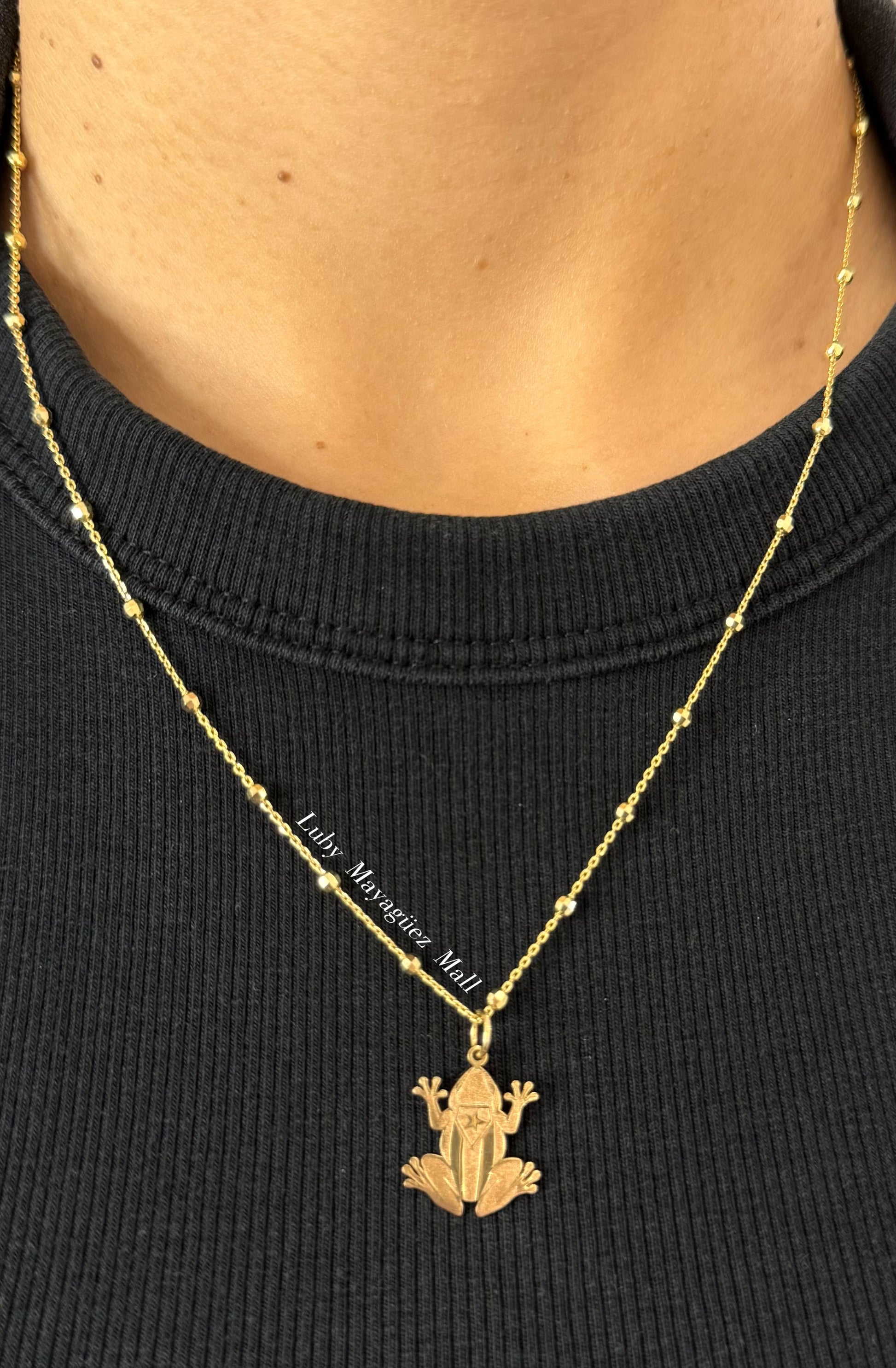 14K Gold Coqui PR Heavy Pendant | Luby Gold Collection | Luby 