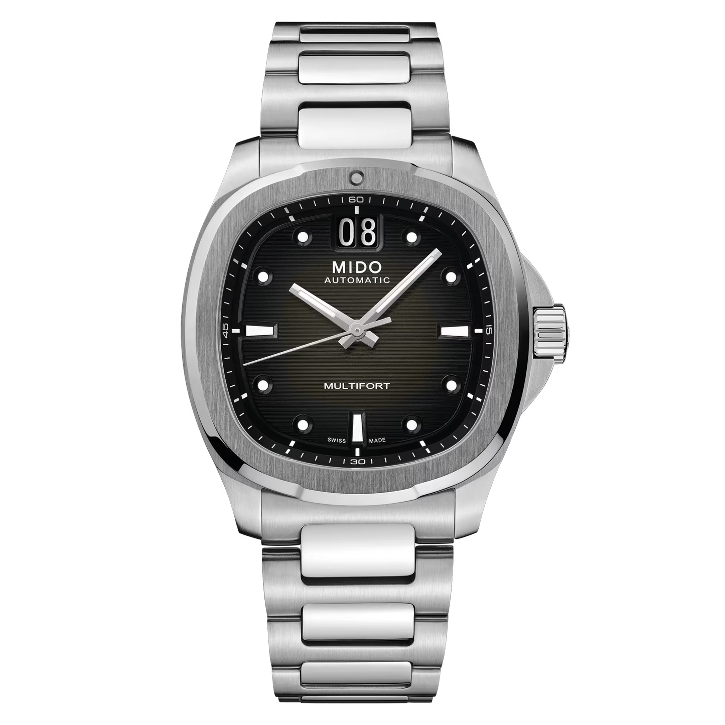 Multifort TV Big Date Black Dial