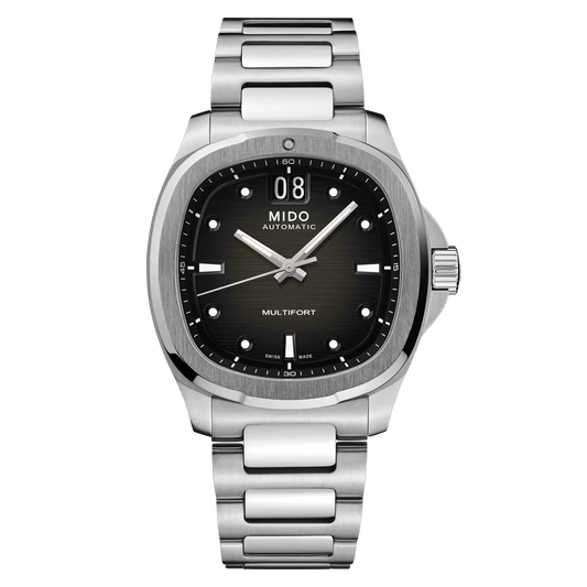 Multifort TV Big Date Black Dial