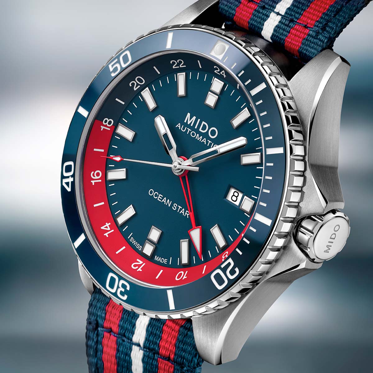 Special Edition OCEAN STAR GMT (1 EXTRA STRAP) | Mido | Luby 