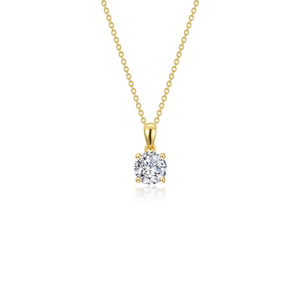 0.70 CTW 4-Prong Solitaire Necklace | Lafonn | Luby 