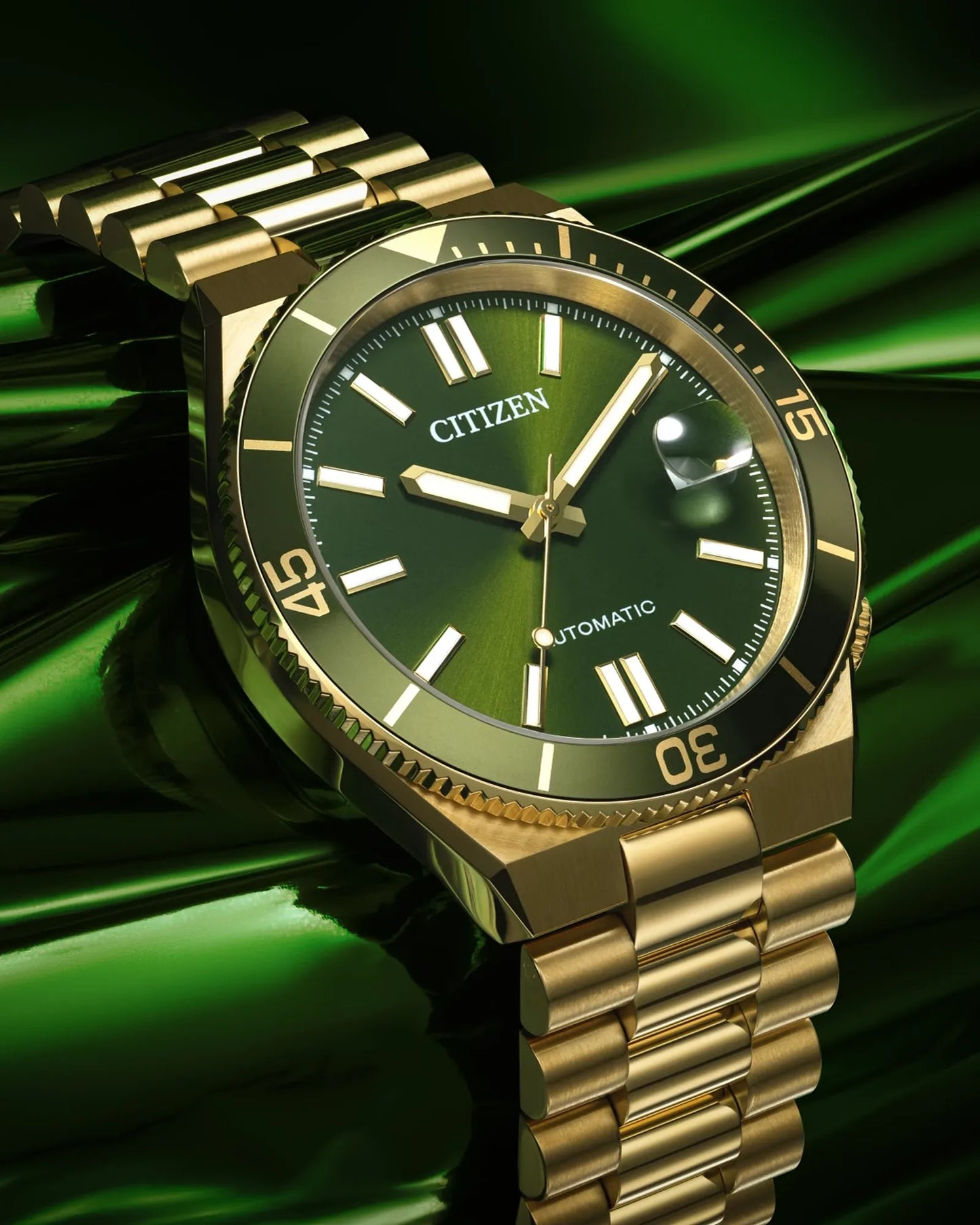 TSUYOSA Shore Green Gold | Citizen | Luby 