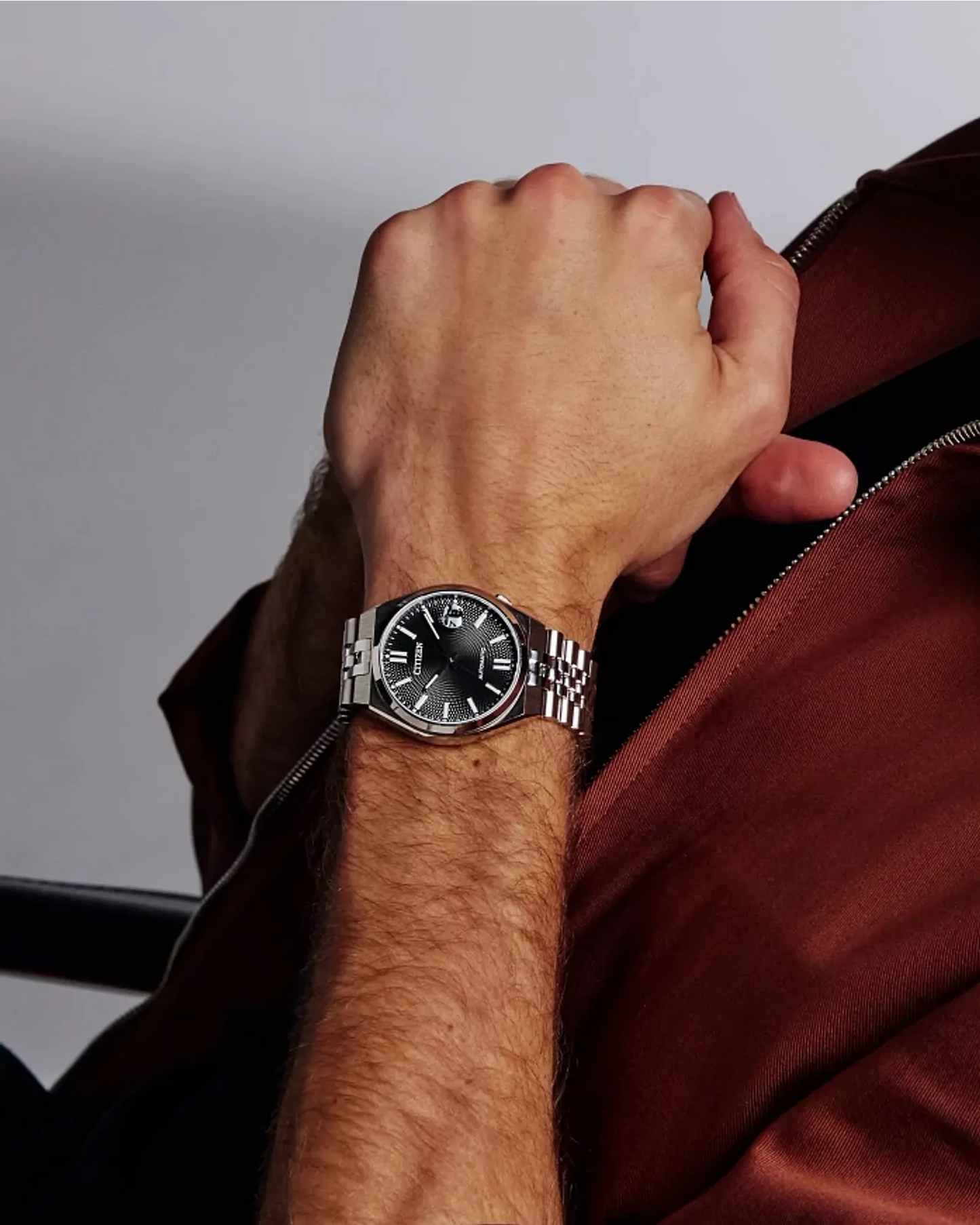 TSUYOSA 60 Black Silver | Citizen | Luby 