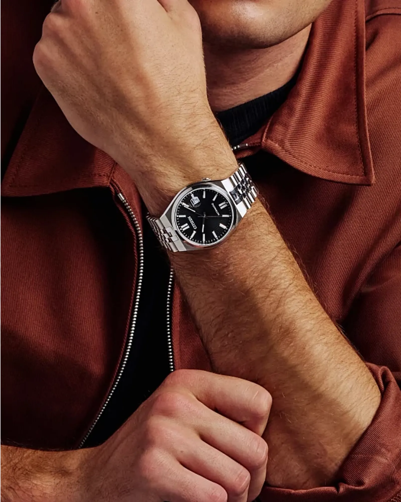 TSUYOSA 60 Black Silver | Citizen | Luby 