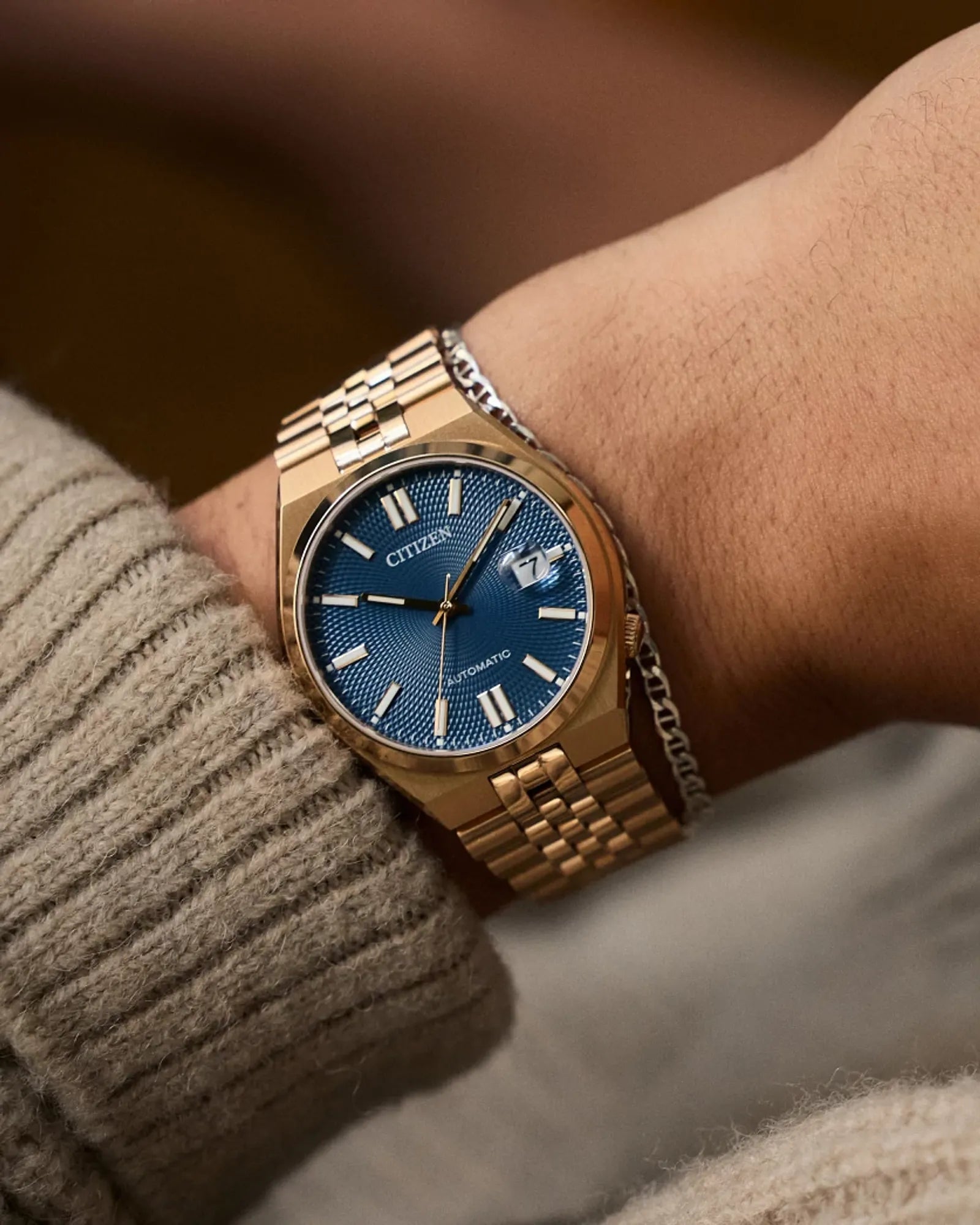 TSUYOSA 60 Blue Rose-Gold | Citizen | Luby 