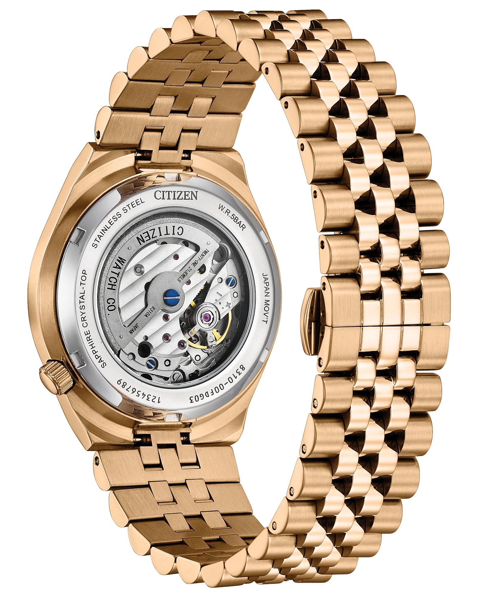 TSUYOSA 60 Blue Rose-Gold | Citizen | Luby 
