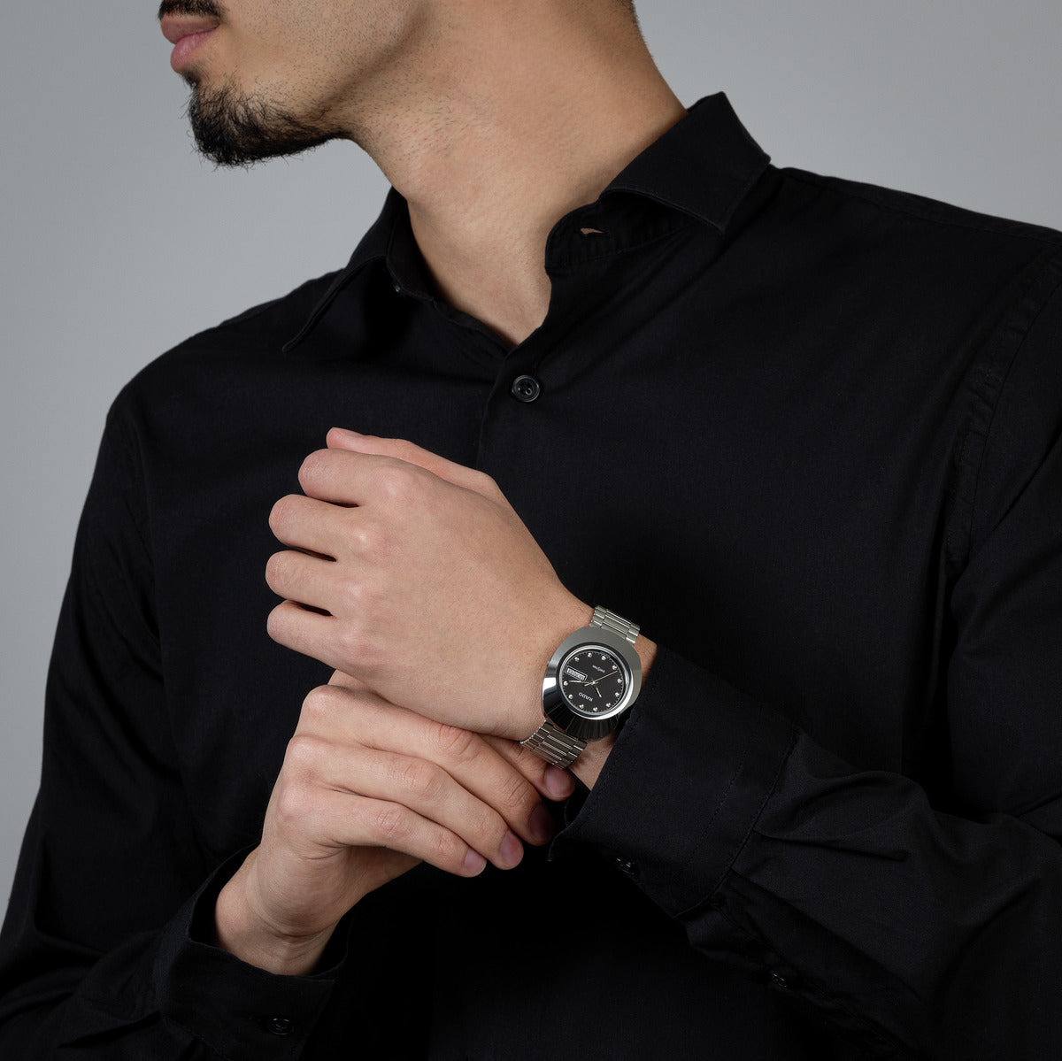 DiaStar The Original Quartz (Silver-Black) | Rado | Luby 