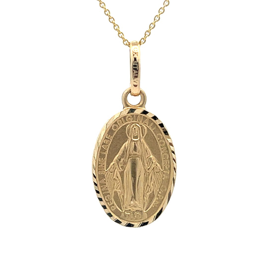 14K Gold Milagrosa Pendant