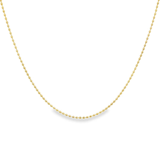 14K Gold Mini Dots Necklace