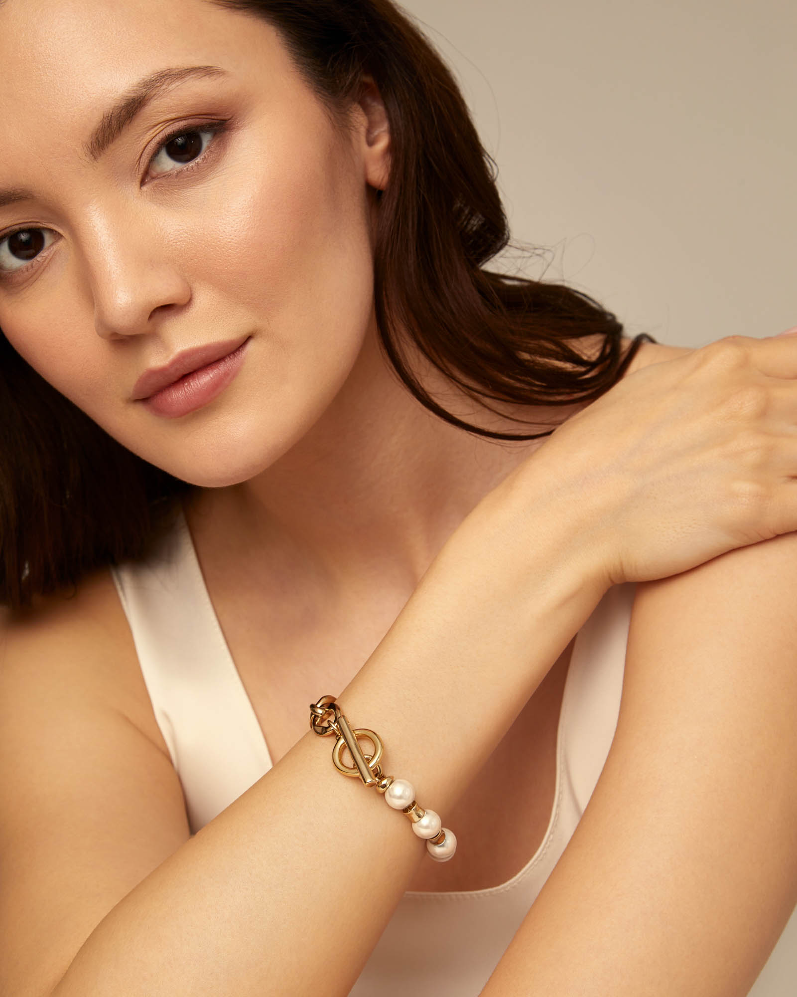 Pearl & Match Bracelet | Uno de 50 | Luby 