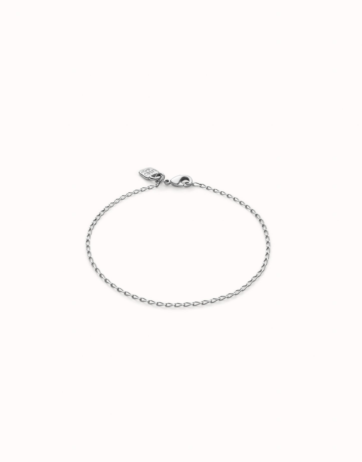 Pulsera con eslabones obalados bañada en plata de ley | Uno de 50 | Luby 