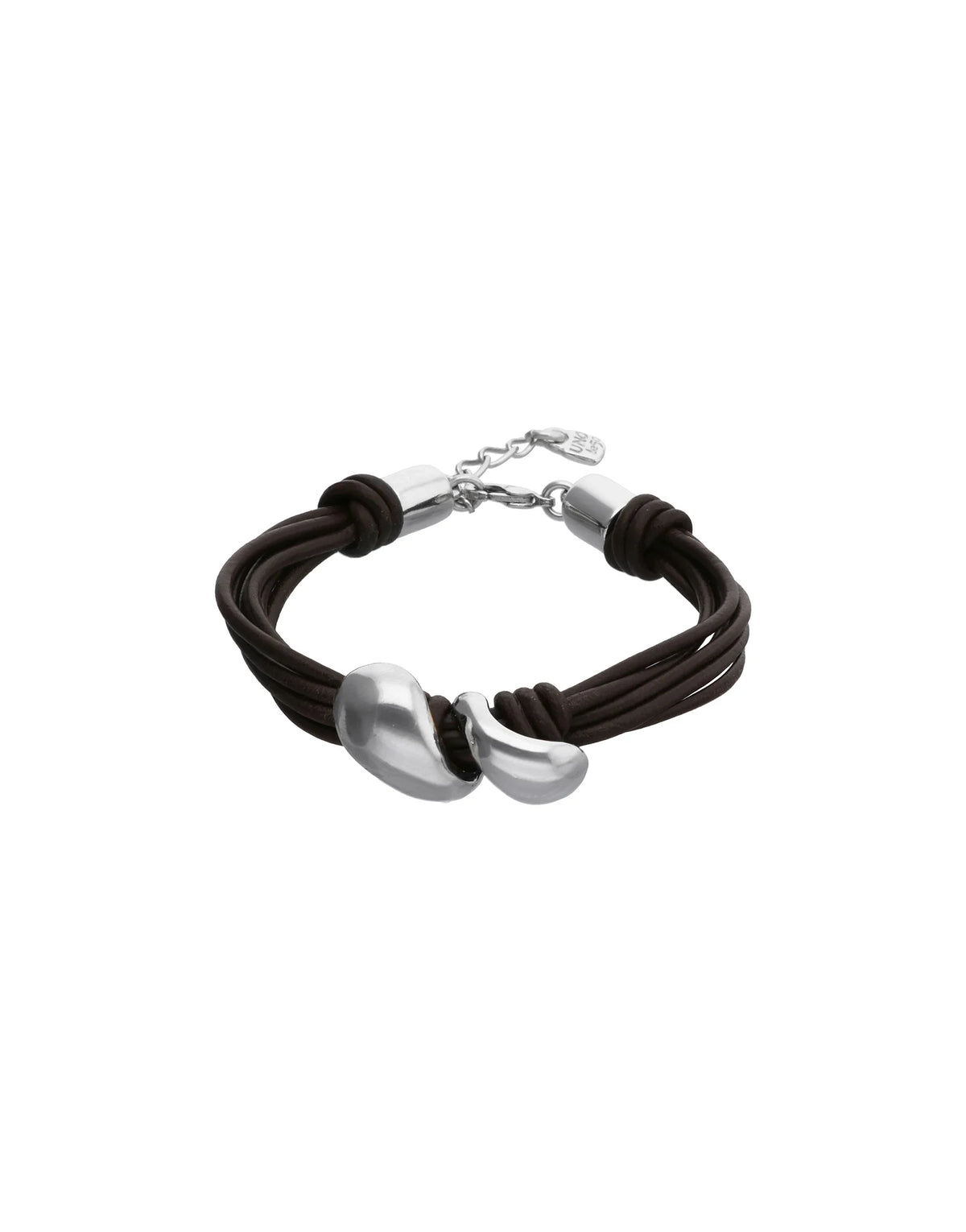 Essentia Leather Gold Bracelet