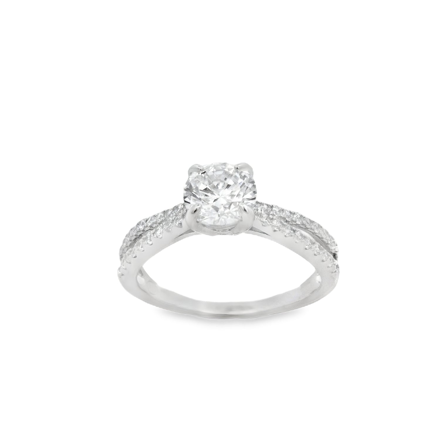 Suspiria Wedding Ring 925 with Double Row CZ | Suspiria | Luby 