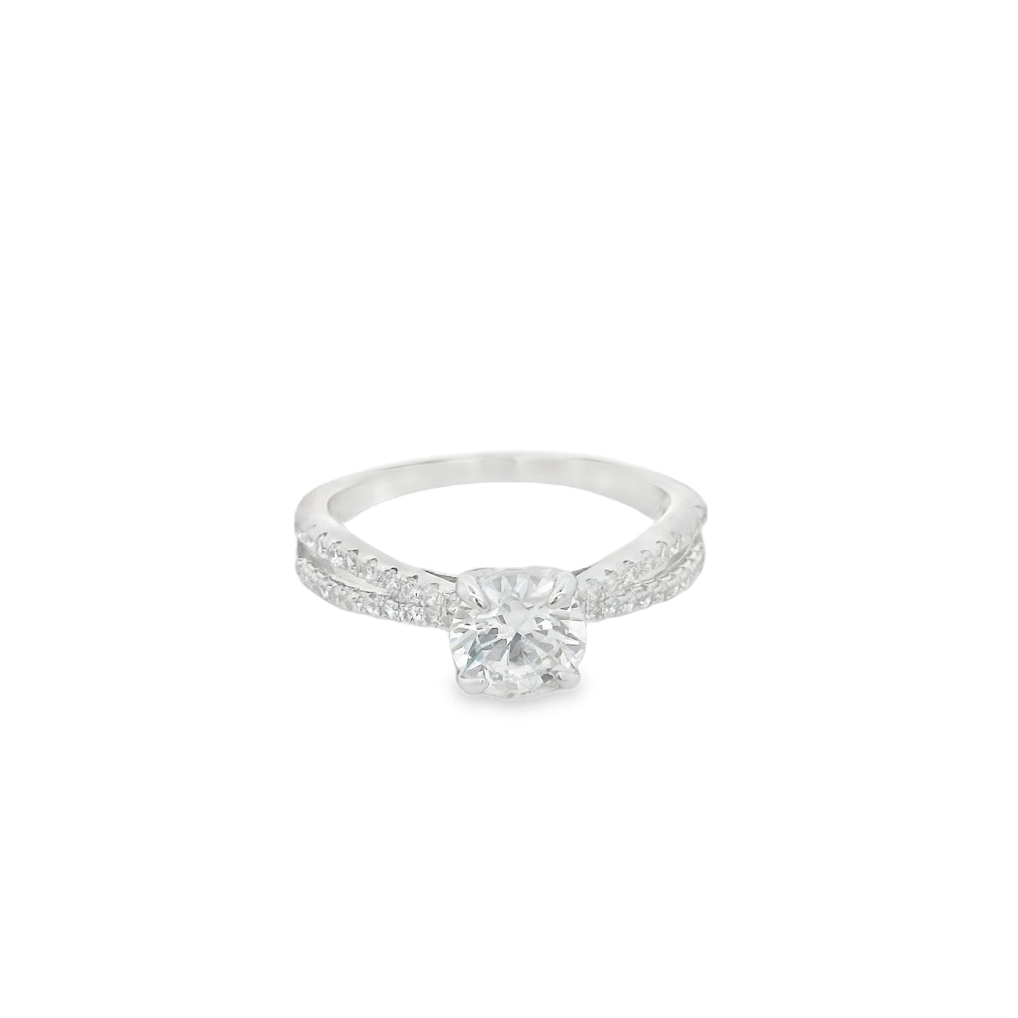 Suspiria Wedding Ring 925 with Double Row CZ | Suspiria | Luby 