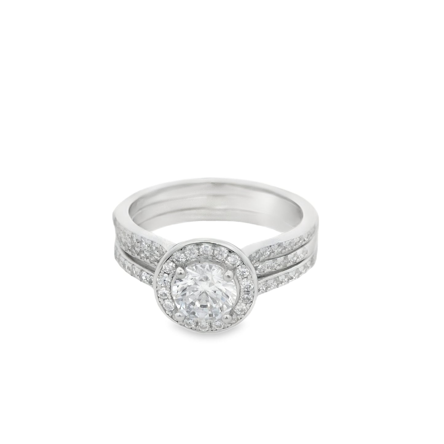Suspiria Wedding Ring Round Insert 925 CZ | Suspiria | Luby 