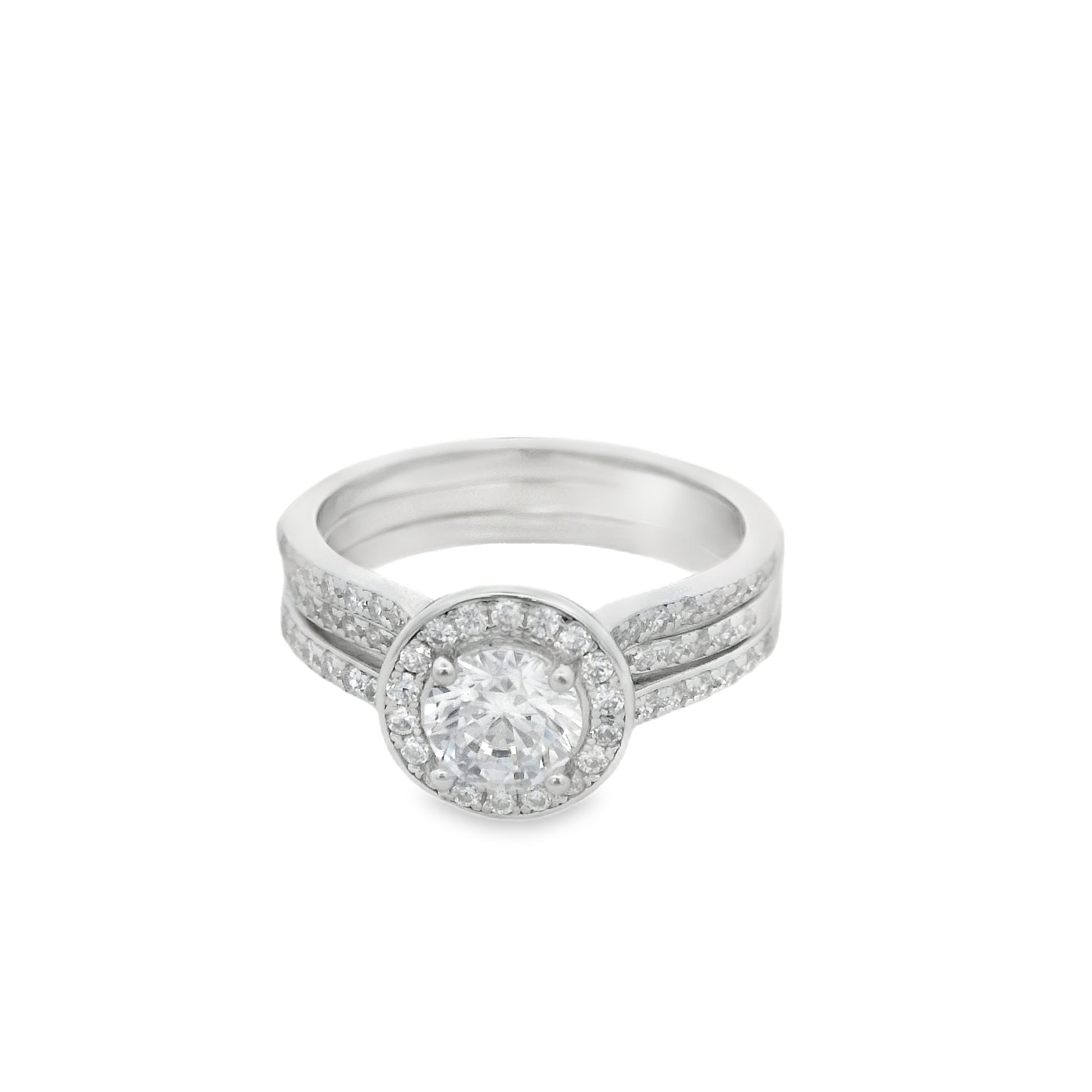 Suspiria Wedding Ring Round Insert 925 CZ | Suspiria | Luby 