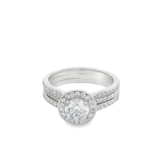Suspiria Wedding Ring Round Insert 925 CZ | Suspiria | Luby 