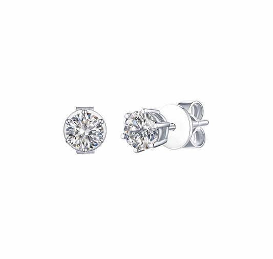 Smiling Rocks Essentials 0.80ct Solitaire Earrings Lab Grown Diamond | Smiling Rocks | Luby 