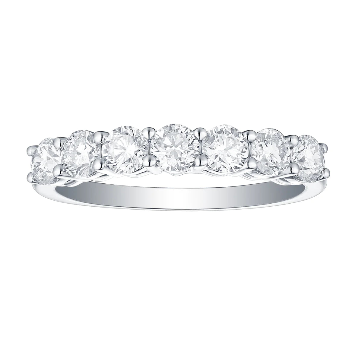 Smiling Rocks Lab Grown Diamond Seven-Stone Band (0.75 CTW) | Smiling Rocks | Luby 