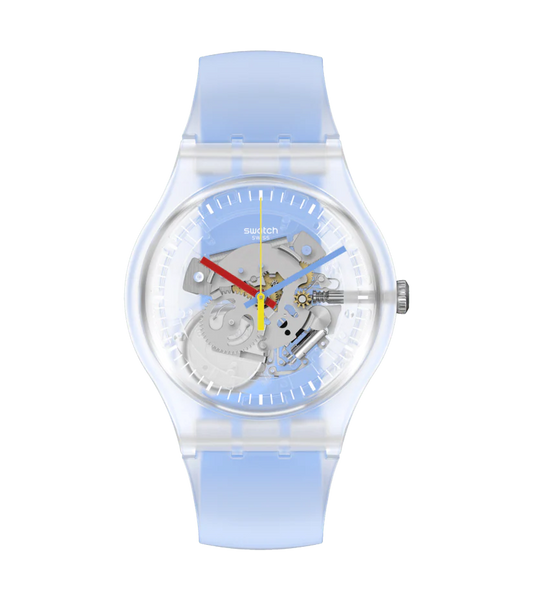Clearly Blue Striped | Swatch | Luby 
