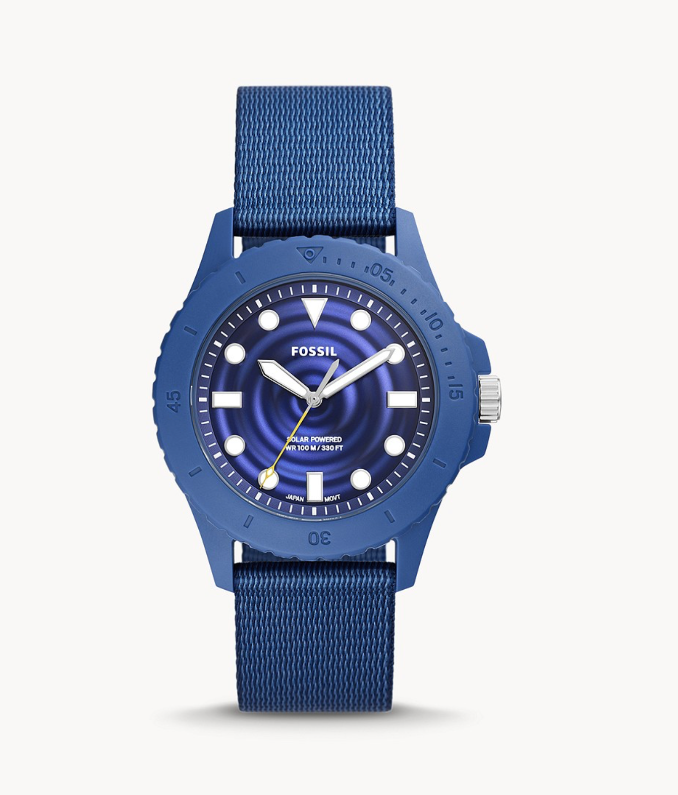 FB - 01 Solar-Powered Blue #tide ocean material® Watch | Fossil | Luby 