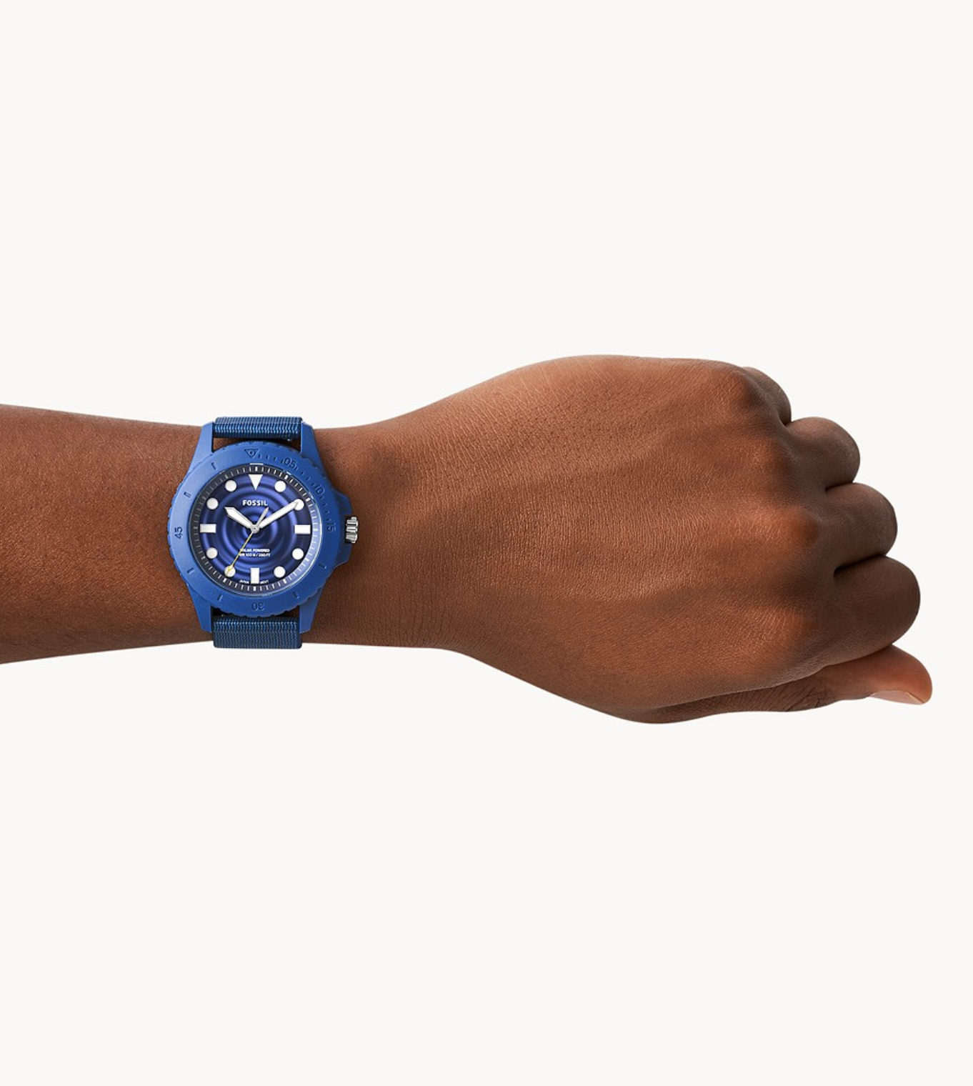 FB - 01 Solar-Powered Blue #tide ocean material® Watch | Fossil | Luby 