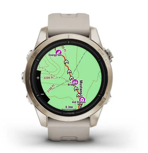 Epix™ Pro (Gen 2) – Sapphire Edition | 42 mm Soft Gold with Light Sand Band | Garmin | Luby 